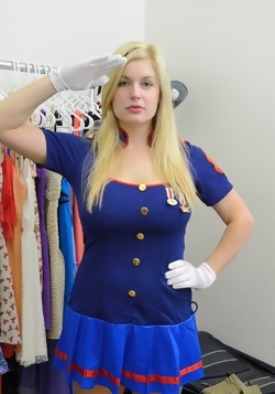 Danielle Dressing for Veterans Day